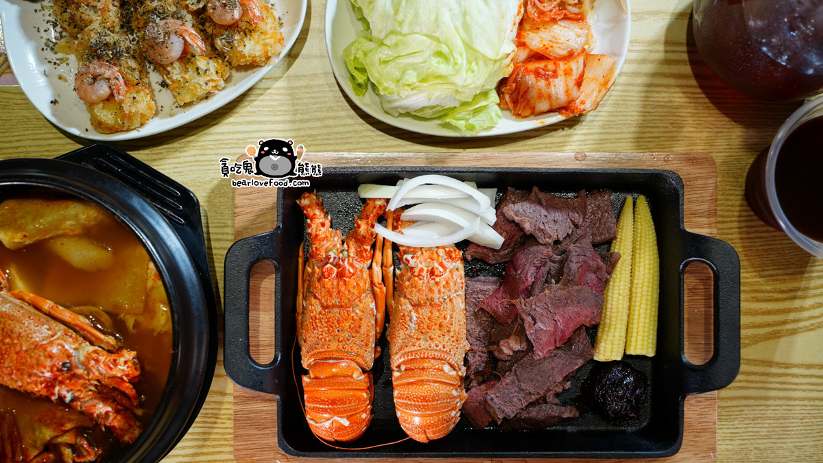 高雄小港韓食|喝啥一日三餐(附菜單)-平價,乾淨,必點龍蝦系列還有烤肉餐 喝啥&一日三餐