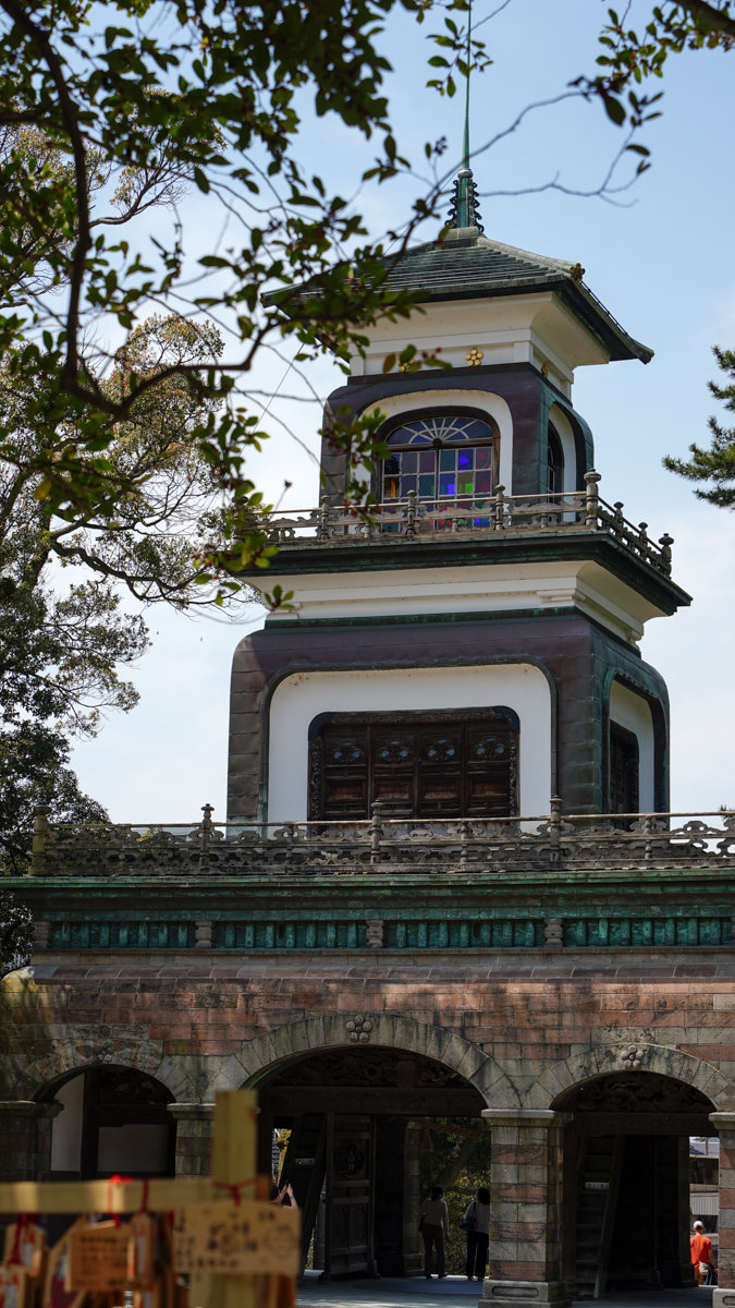 金澤景點 |尾山神社 -不一樣的日本神社,前田利家,東西合璧神社 尾山神社