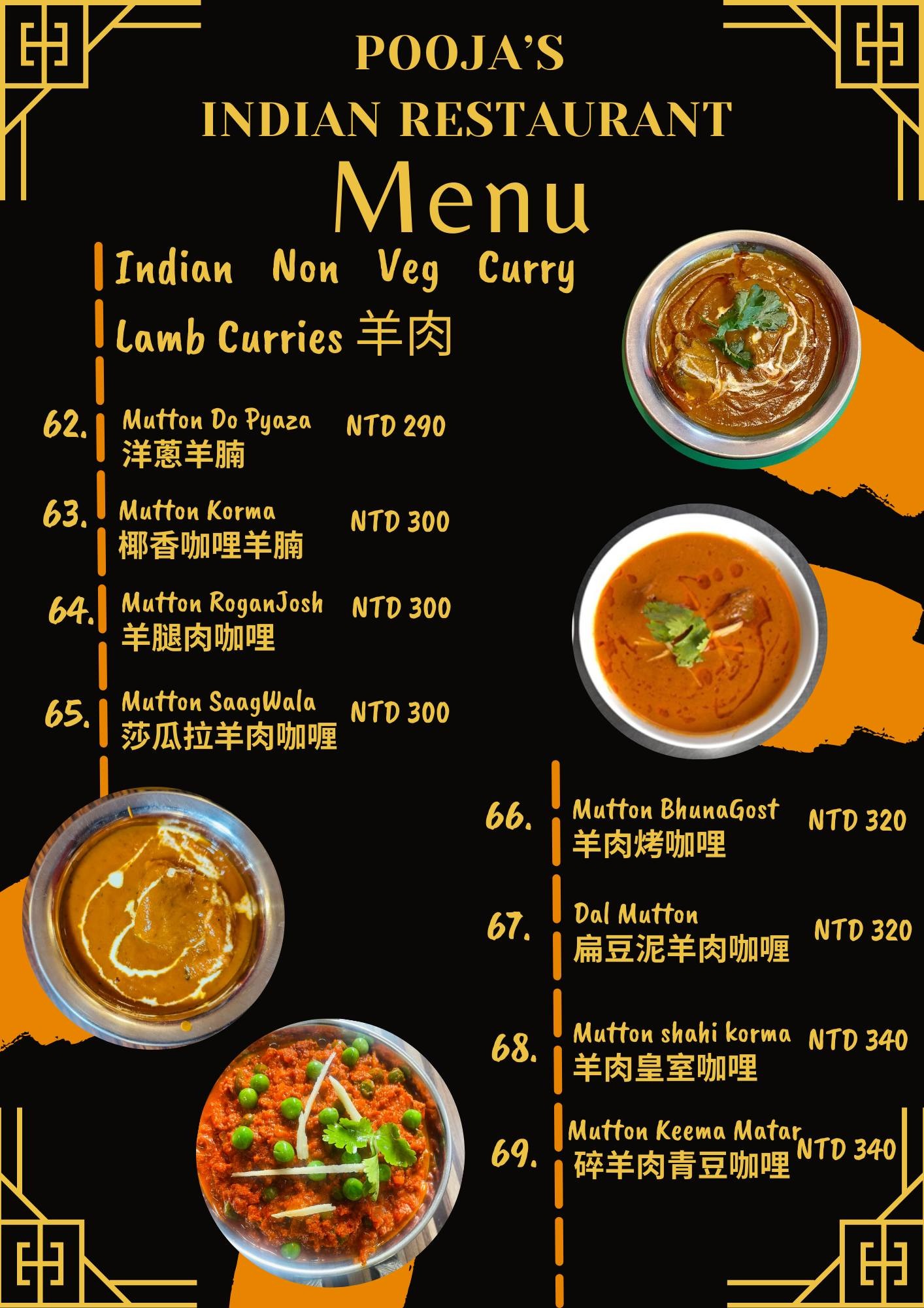 高雄鹽埕區必吃異國美食｜ 普佳印度餐廳(附上菜單)-主廚與老闆都是印度人,正宗印度料理,親民價格