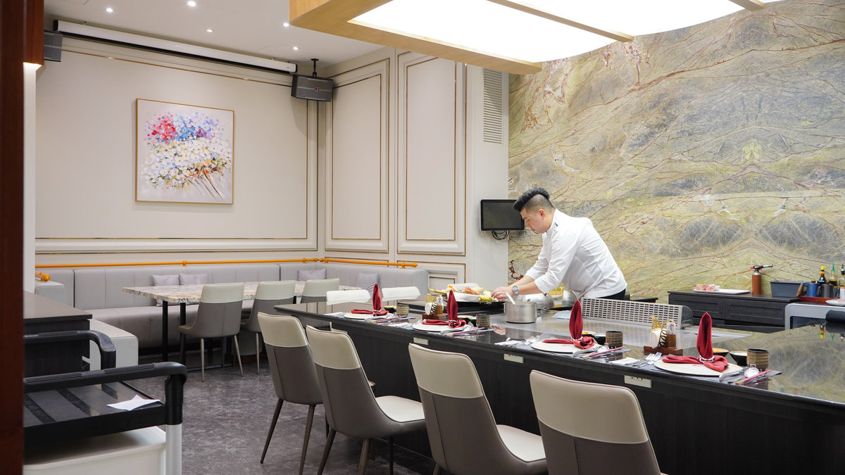 礁溪最強無菜單鐵板燒!東方紅鐵板創意料理,一口征服宜蘭味蕾 東方紅鐵板創意料理2館環境