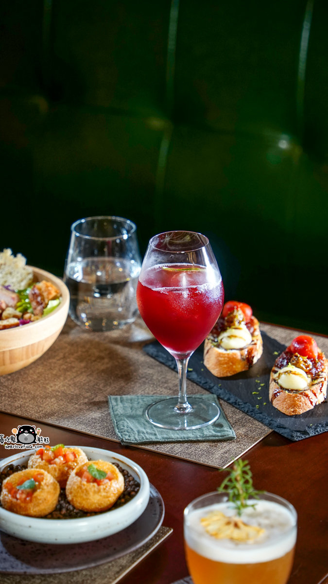 台南餐酒館推薦|嶼海餐酒館-森林系餐酒館新開幕!藍帶等級料理+創意調酒一次滿足 嶼海餐酒館